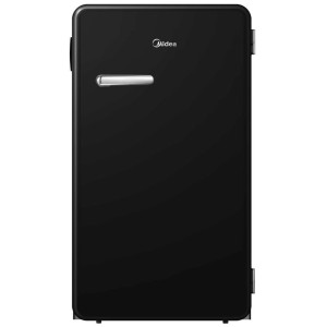 Холодильник MIDEA MDRD142SLF30 (85 см, чорний, ретро)