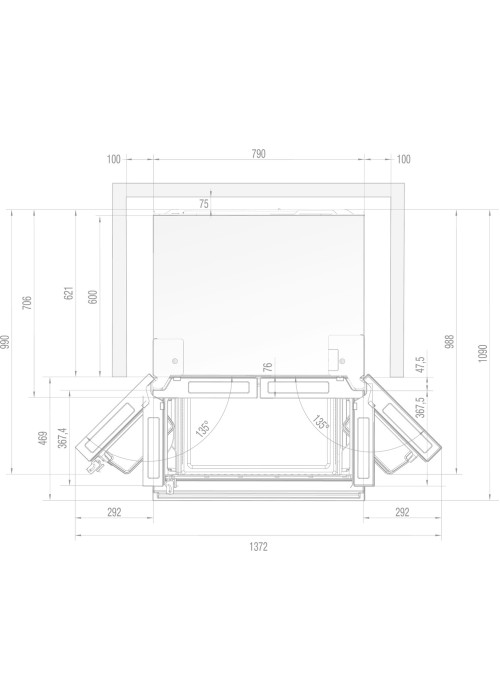 Холодильник  GORENJE NRM8181UX