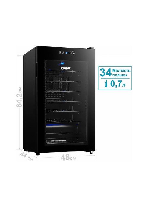 Холодильник PRIME Technics PWC 8634 EB