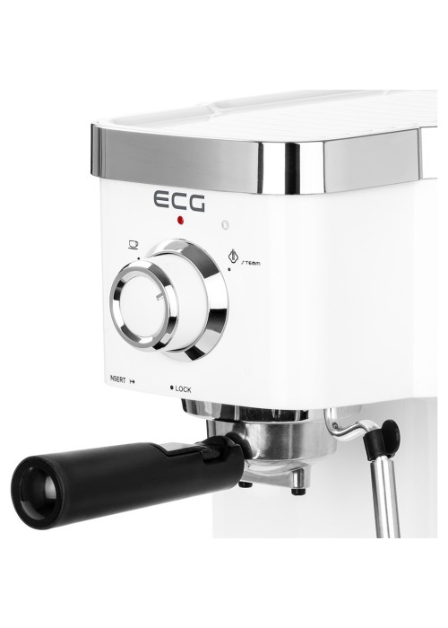 Рожкова кавоварка еспресо ECG ESP 20301 White (ESP20301 White)