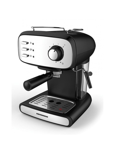 Рожкова кавоварка еспресо HEINNER HEM-1100BKX