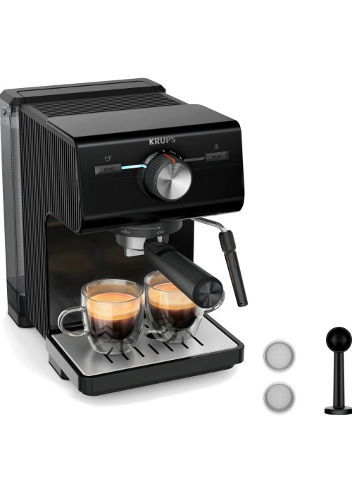 Кофемашина KRUPS XP381810 OPIO BLK РІЖКОВА КАВОВАРКА