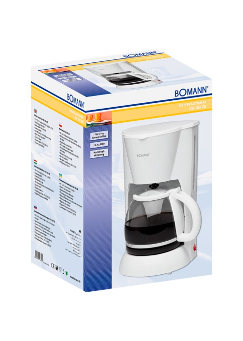 Крапельна кавоварка Bomann КА 183 CB white (КА183CB white)