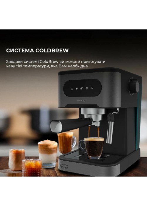 Рожкова кавоварка еспресо Cecotec Power Espresso 20 ColdBrew (CCTC-00268)