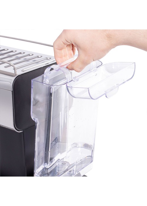Кофеварка эспрессо RUSSELL HOBBS Distinctions 26450-56, чорно-сріблястий