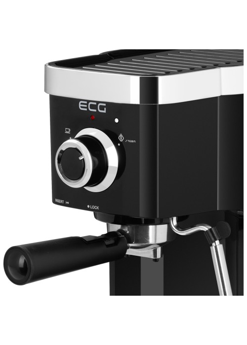 Рожкова кавоварка еспресо ECG ESP 20301 Black (ESP20301 Black)