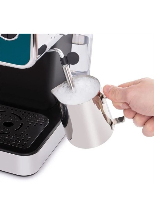 Кофеварка эспрессо RUSSELL HOBBS 26451-56 Distinctions Ocean, 1,1л, мелена + чалди, синьо-сріблястий