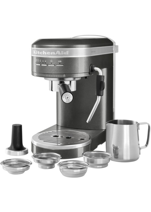 Кавоварка еспресо KitchenAid Artisan 5KES6503EMS срібний медальйон