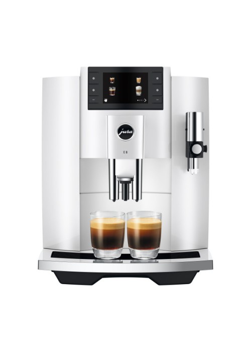 Кавоварка JURA E8 Piano White (EC)