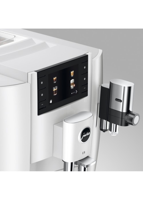 Кавоварка JURA E8 Piano White (EC)