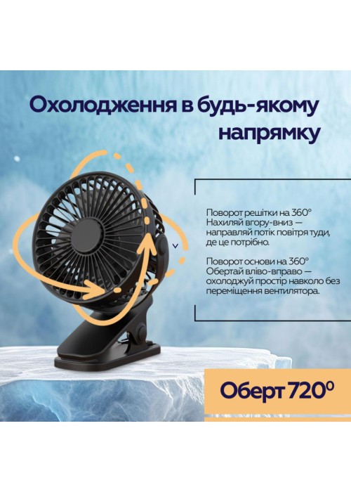 Вентилятор XoKo XK-P6-BK