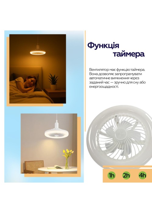 Вентилятор XoKo LED Fan Light 001 (XK-FL-001)
