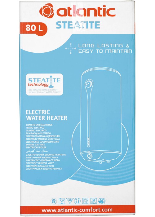 Водонагрівач Atlantic Ego Steatite 80 VM 080 D400-1-BC 1200W