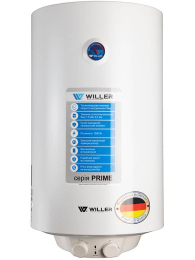 Водонагрівач Willer EV30DR серія Prime