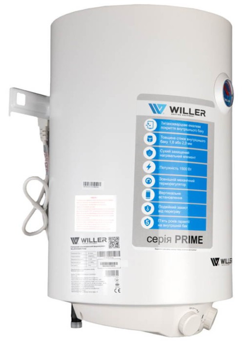 Водонагрівач Willer EV30DR серія Prime