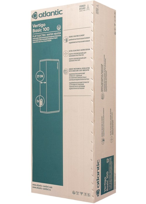 Водонагрівач Atlantic Vertigo Basic 100 ES-VM0802F220F-B (2000W)