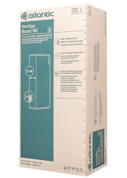 Водонагрівач Atlantic Vertigo Basic 80 ES-VM0652F220F-B (2000W)