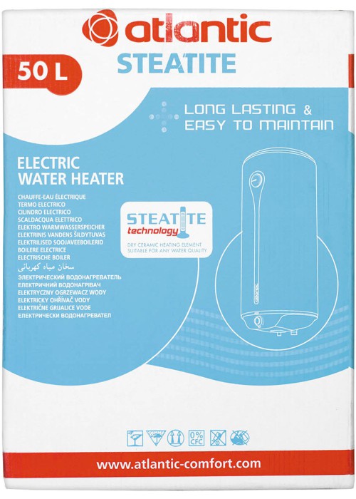 Водонагрівач Atlantic Ego Steatite 50 VM 050 D400-1-BC 1200W