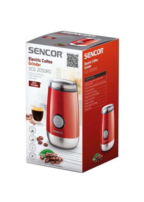 Кавомолка Sencor SCG 2050 RD (SCG2050RD)