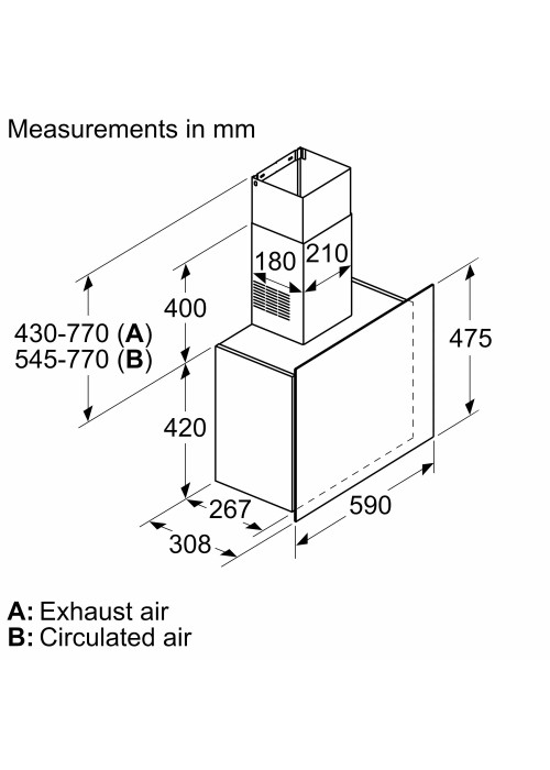 Витяжка Bosch DWF65AJ60T