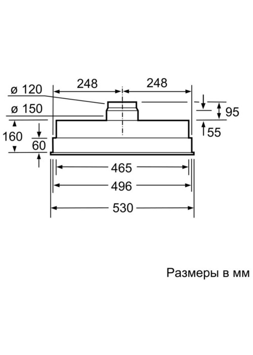 Витяжка Bosch DHL555BL