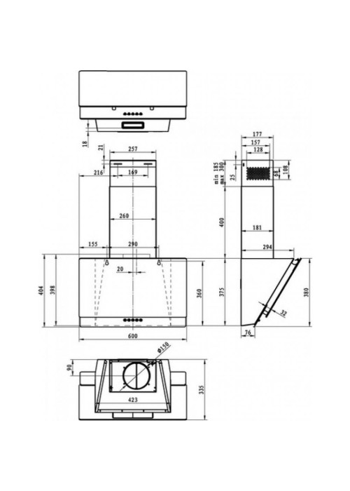 Кухонна витяжка Gorenje WHI629EB