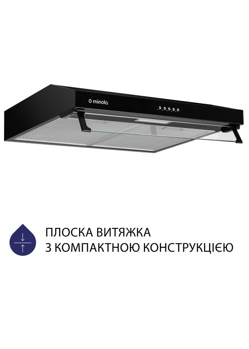 Витяжка Minola HPL 614 BL (пласка)