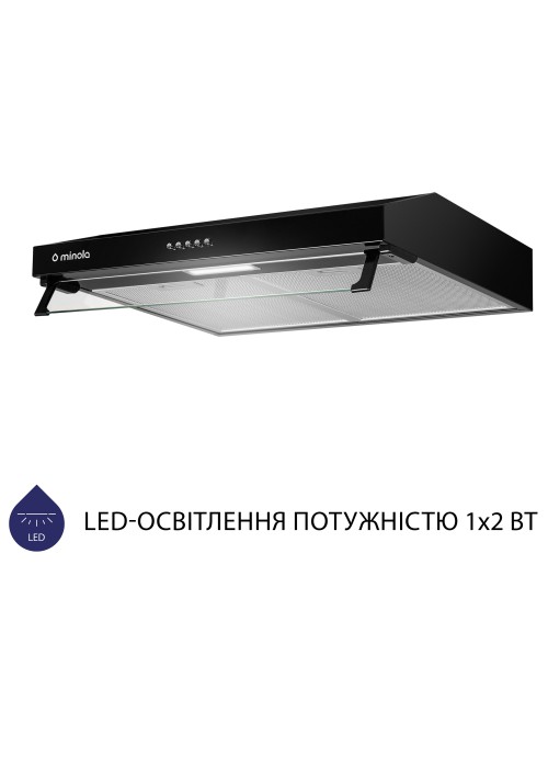 Витяжка Minola HPL 614 BL (пласка)