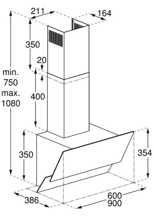 Витяжка Bosch DWK65AD30R