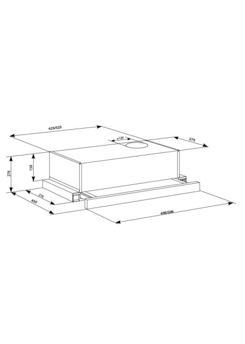 Витяжка ELEYUS BREEZE 470 50 BG