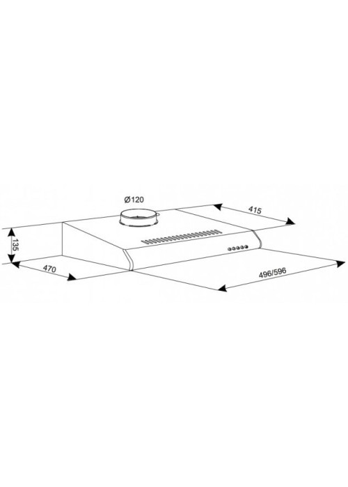 Витяжка ELEYUS Line I 50 BR