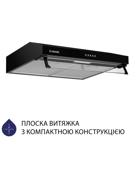 Витяжка Minola HPL 514 BL (пласка)