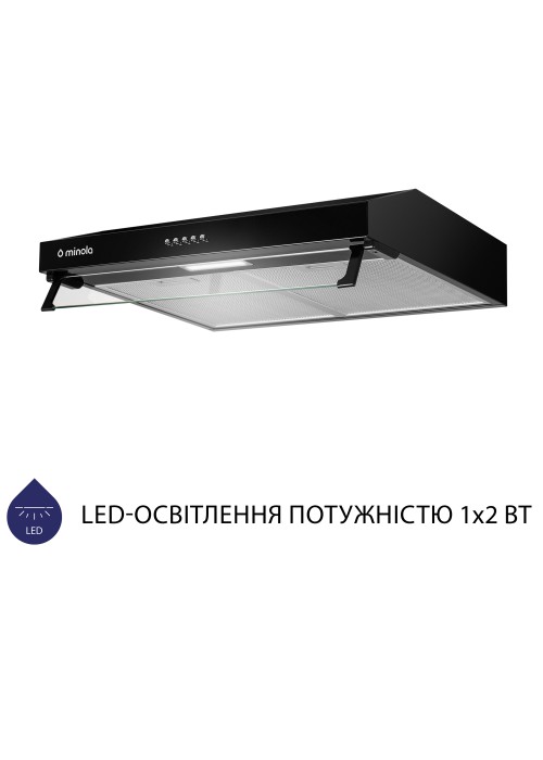Витяжка Minola HPL 514 BL (пласка)
