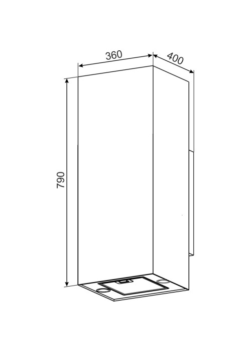 Кухонна витяжка GRANADO Yunkos 2603-1200 Inox (GCH72436477)