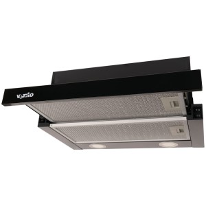 Витяжка VENTOLUX GARDA 50 BK (700) LED