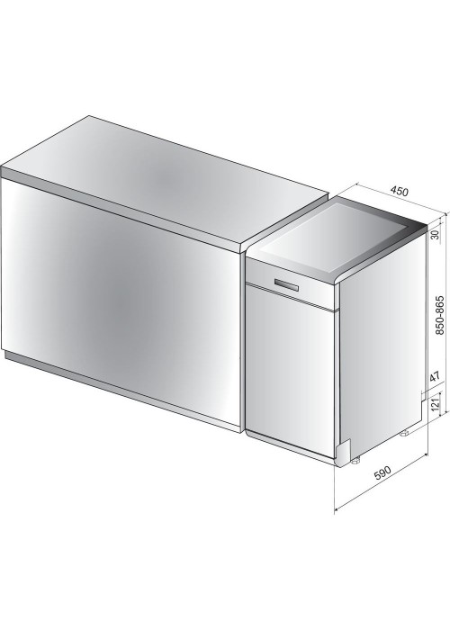Посудомийка INDESIT DSFO3T224C