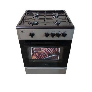 Плита газовая CASTLE CG-60G (сіра/чорна) без кришки