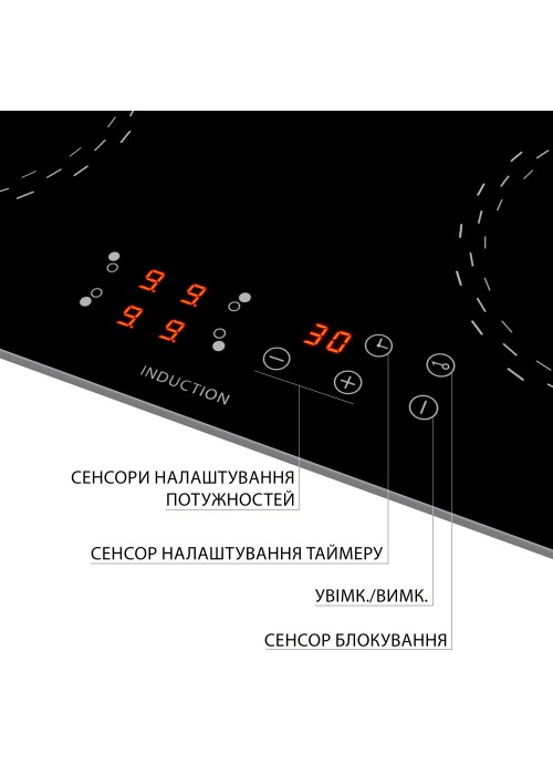 Варильна поверхня Minola MI 6038 KBL індукційна