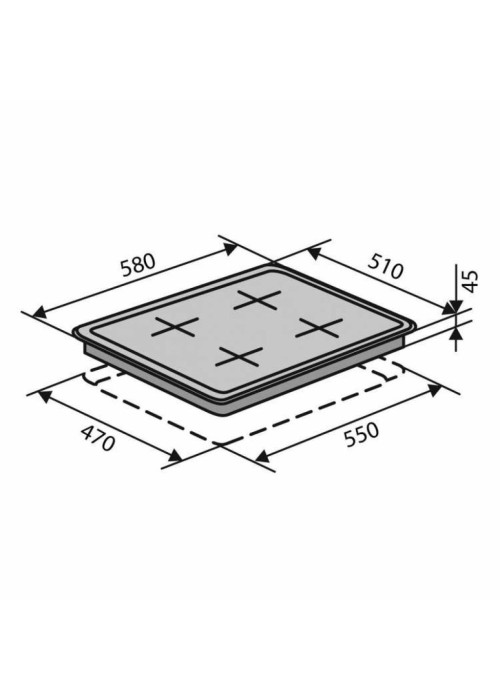 Варильна поверхня газова VENTOLUX HG631 B3 S (X)