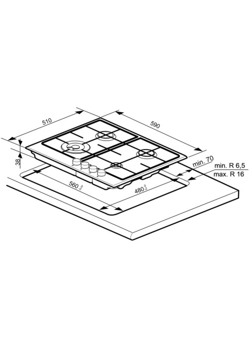 Варильна поверхня Whirlpool GMA 6422/IX