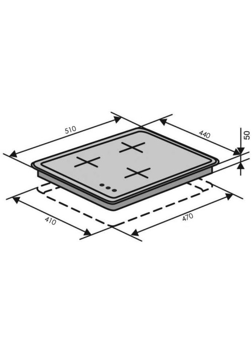 Варильна поверхня газова VENTOLUX HG430-G3G CS (IVORY)