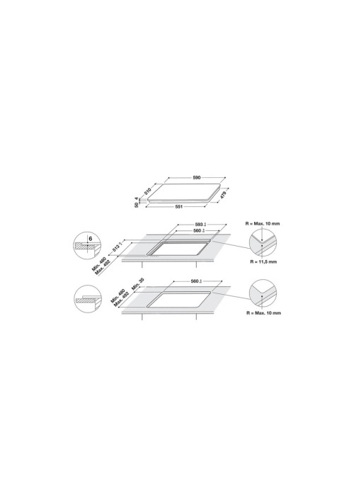 Варильна поверхня Whirlpool WSQ7360NE
