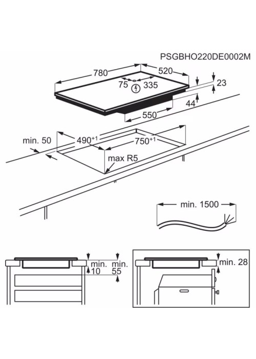 Варильна поверхня ELECTROLUX EIS82453