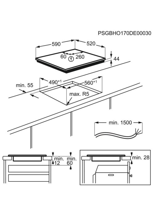 Варильна поверхня Electrolux CIR60430