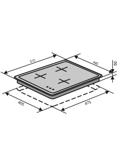Варильна поверхня газова VENTOLUX HG430-B3 S (AN)