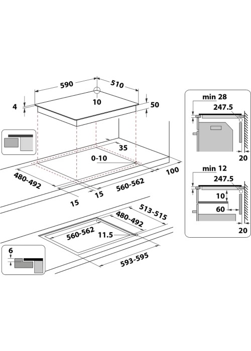 Варильна поверхня Whirlpool WB S0060 NE (WBS0060NE)