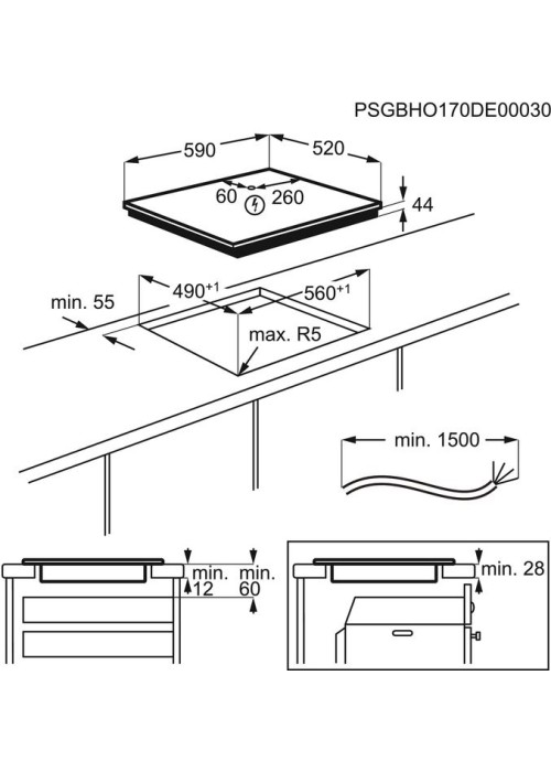 Варильна поверхня Electrolux LIR60433