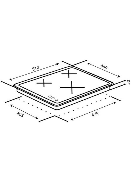 Варильна поверхня газова VENTOLUX HG430-L3 CEST (X)
