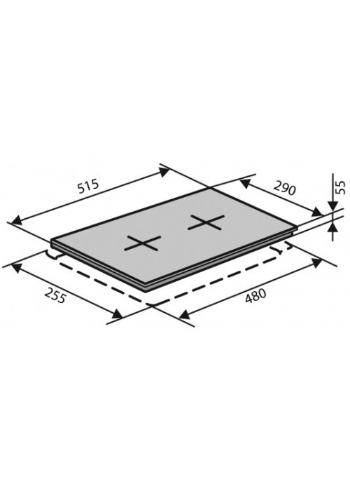 Варильна поверхня газова VENTOLUX HSF320G CS (BK) 3