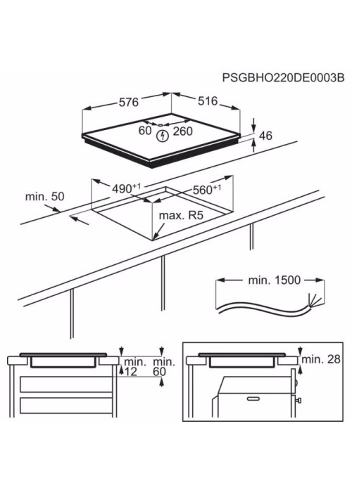 Варильна поверхня Electrolux EIT60443X